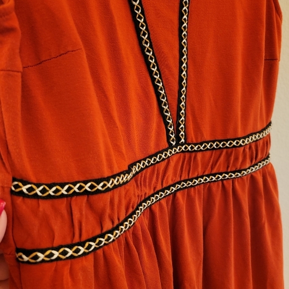 Garnet Hill Rust Dress with Black Trim - Picture 7 of 16